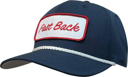 #03RGJ - Navy Cap w/ White Braid