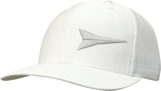 Cap #03RDL - White / White Mesh