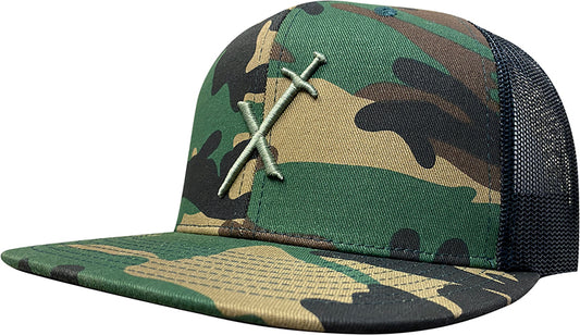 Cap #03RFN - Camo / Black  / Excalibur Sword