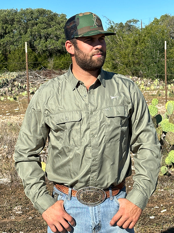 Fast Back Long Sleeve Utility Shirt