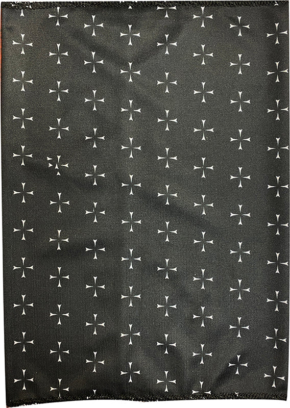 Gaiter Face Mask - Black with Rocket Pattern