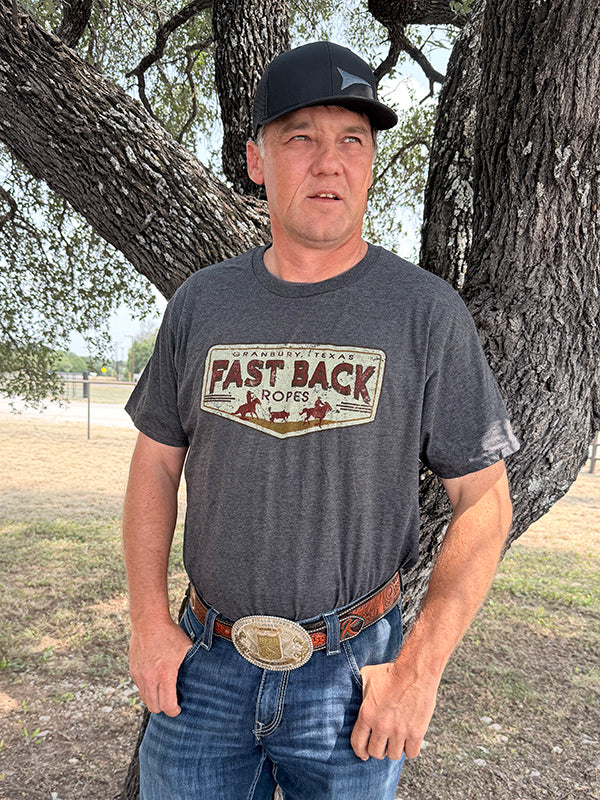 Fast Back Charcoal Soft Tee