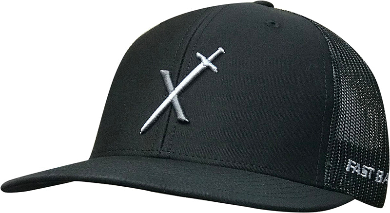 Cap #03RDO - Black / Black Mesh / Excalibur Logo