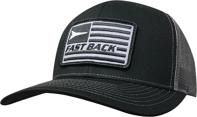 Cap - #03REK - Black / Charcoal – Fast Back Ropes