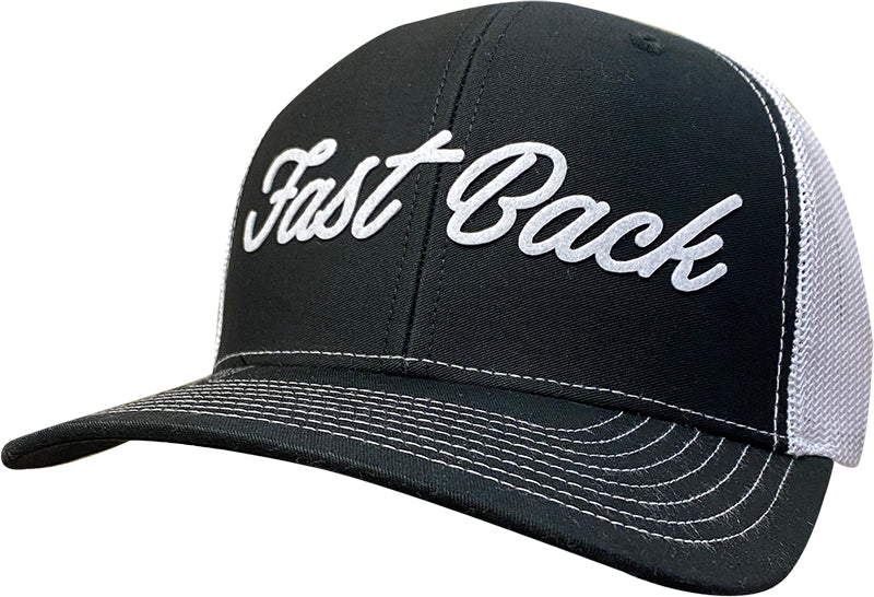 Cap #03RFI - Black / White / Fast Back