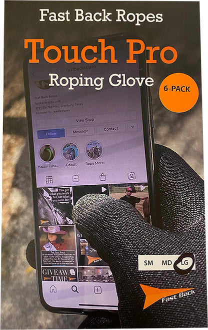 Touch Pro Roping Gloves – Fast Back Ropes