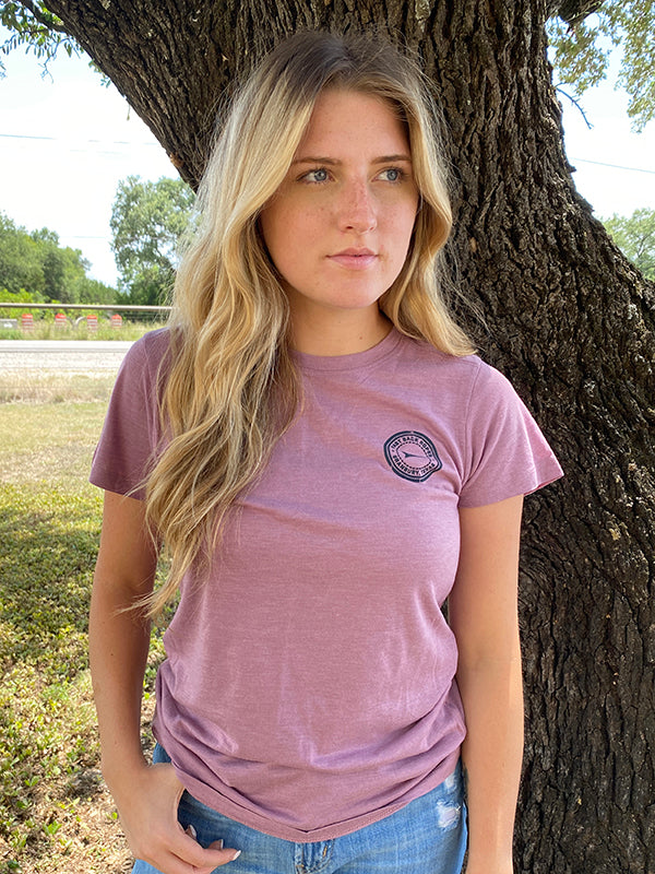 Ladies' Dusty Rose Tri-Blend T-Shirt